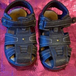H&M Kids Black Leather Sandals